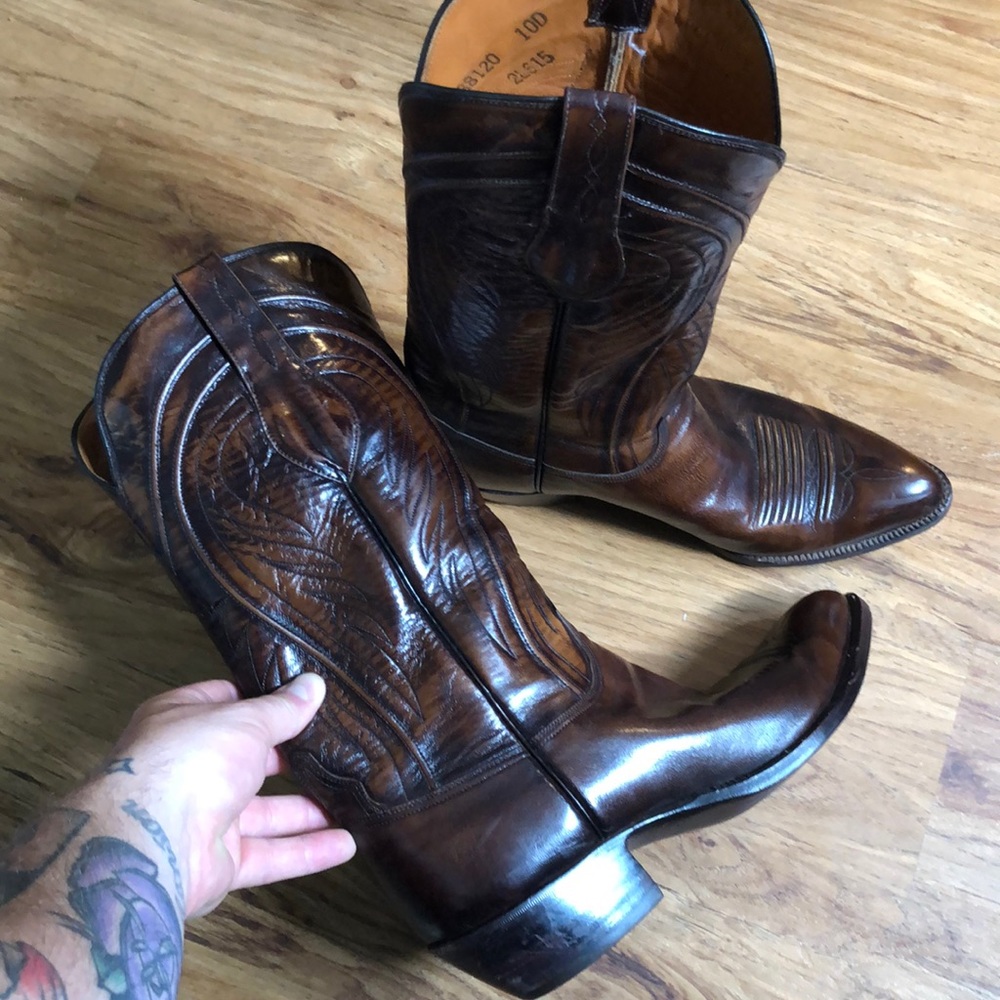 LUCCHESE BOOTS AMAZING BRAND NEW CONDITION